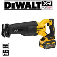 DCS386T1 Aku mečová pila bezuhlíková 18V 1x 54V/6,0Ah Li-lon, kufr TStak DeWalt